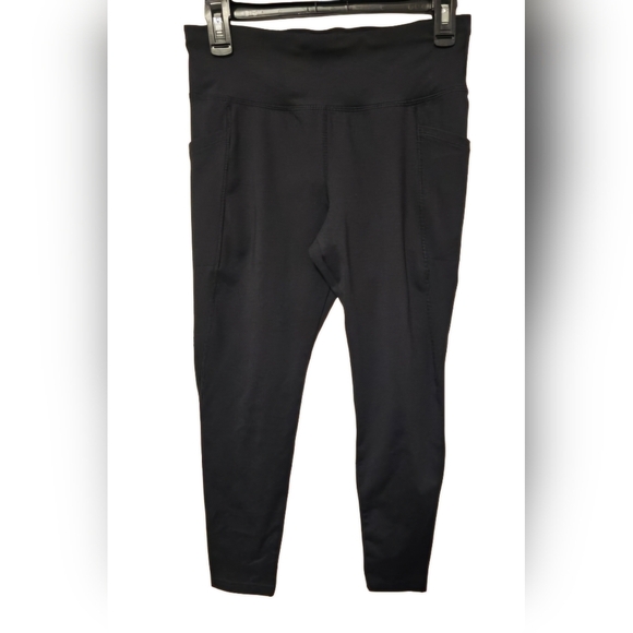 Jockey Black Polyester Blend Athletic Legging Women's Size Medium - Picture 1 of 7